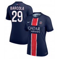 Camiseta Paris Saint-Germain Bradley Barcola #29 Primera Equipación Replica 2024-25 para mujer mangas cortas